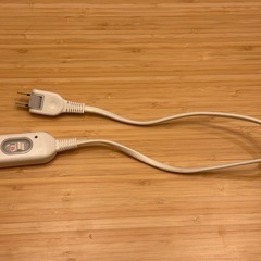 中間スイッチ付き延長コード 1個口 約70cm｜通電ランプ付きの画像