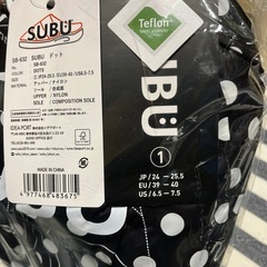 【新品未開封品】【IVE レイ着用】 24〜25.5㌢ SUBU ドット　水玉の画像