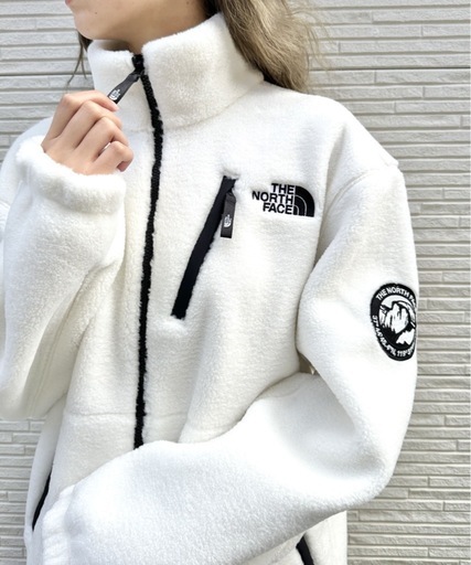 THE NORTH FACE ノースフェイス ボアフリースジャケット ホワイト M/95 正規品