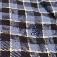 ポロチェック柄長袖シャツ110センチPOLOの画像