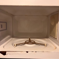 【お譲り先決定】電子レンジの画像