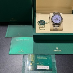 ROLEX ロレックス　オイスターパーペチュアル41 ラベンダー　134300の画像