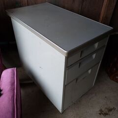 事務用　引き出し　デスクワゴン 3段　脇机 3段の画像