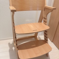 KATOJI 　ベビーチェア 木製 テーブルトレイ付 子供 椅子 キッズチェア ハイチェア カトージ 　の画像
