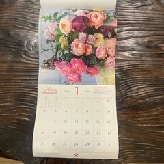 壁掛けカレンダー　2026 Flower Ensemble 花の画像