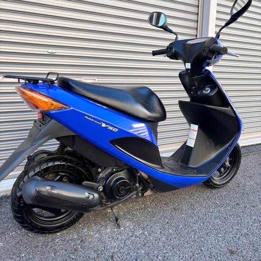 4406.定番人気 アドレスv50 白メーター バッテリー新品 千葉県柏市