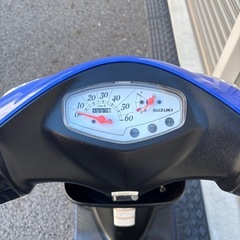 4406.定番人気　アドレスv50 白メーター　 バッテリー新品　千葉県柏市　即日配送　自走引き取りも可能　の画像