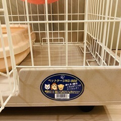 アイリスオーヤマ　猫用ペットケージ(ハンモック、トイレ、爪研ぎ付き)の画像