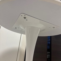 丸テーブル ダイニングテーブル 北欧風 直径60cm ホワイト 食卓の画像