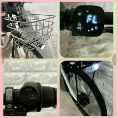 🌸美品🌸室内保管🌈バッテリー最高レベル🌼ブリヂストンビッケモブ⚪️子供乗せ電動自転車27の画像