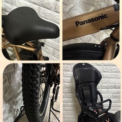 🌸美品🌸室内保管🌸 🌈パナソニック ギュットアニーズ子供乗せ電動自転車27の画像