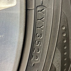 トヨタ 純正 アルミ ヨコハマブルーアースRV03 タイヤ付き ※オンライン決済厳禁の画像