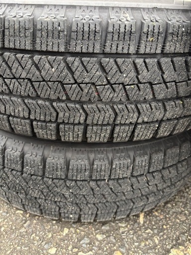 【終了】スタッドレスタイヤセット155/65R14使用2年 BRIDGESTONE