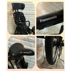 美品🌈大容量8🌸室内保管🌼パナソニック ギュット　🌼子供乗せ電動自転車bk27の画像