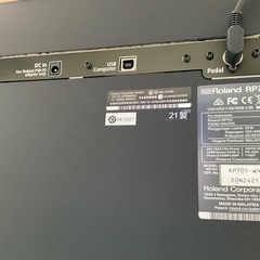 【RKGGK】特価！ローランド/Piano Digital/RP701-WH/ホワイト/中古品/2021年製/弊社での有料配達あり/店頭引き取り大歓迎の画像