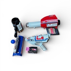 バンダイ 「電撃戦隊チェンジマン」のデラックス パワーバズーカ　ジャンクの画像