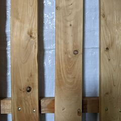 木製 すのこ 2枚 約(75㎝ 35㎝ 3.5㎝) の画像