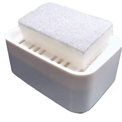 スポンジが置ける洗剤ディスペンサーの画像