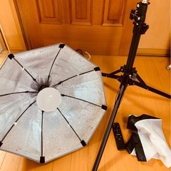 八角形ソフトボックス 撮影用ライト 遠隔操作 撮影用照明ライト 写真撮影照明の画像