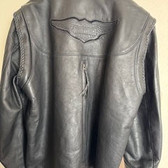 ハーレーダビットソン　革ジャンの画像