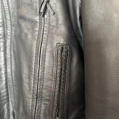 ハーレーダビットソン　革ジャンの画像