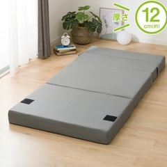 【1/14まで】ニトリ　ソファになるマットレス　セミダブルの画像