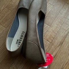 ローヒール　パンプス　しまむら　大きいサイズの画像