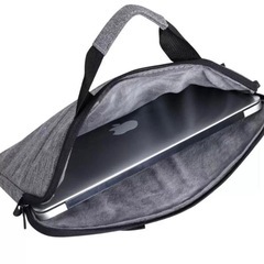 【15.6インチ対応】パソコン ケース PC バッグ グレー ビジネス シンプルの画像