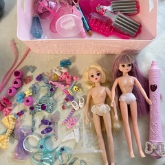 リカちゃん　人形、服、小物多数の画像