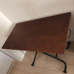 昇降式木製テーブル NOCE ノーチェ 100×55の画像