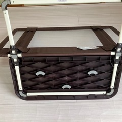 【ベビーゲート、ベビーガー ド】おくだけとおせんぼ　ブラウン　smallの画像