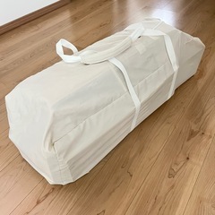 ココネルエアーAB  ベビーベッド　ホワイトグレーの画像