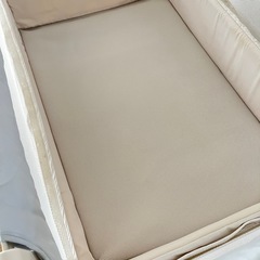 ココネルエアーAB  ベビーベッド　ホワイトグレーの画像