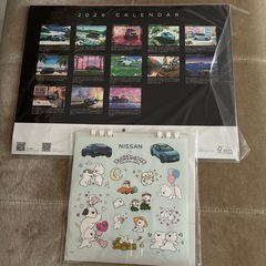 2026年日産ニッサンNISSANカレンダーセットの画像
