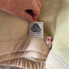 ウール100%毛布の画像