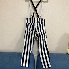 ❤️シスタージェニー 120cm オーバーオール サロペット ストライプの画像
