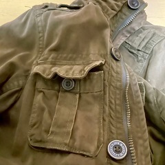 Abercrombie アバクロンビー&フィッチ ミリタリージャケット アバクロの画像