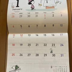新品未使用 スヌーピー カレンダー 2026 レタスクラブ付録
の画像