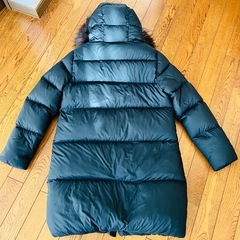 ライトオン ファー付きロングダウンコート レディース Mサイズ ブラックの画像