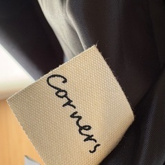 CORNERS ロングコート ブラックの画像