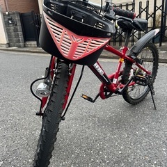 サイクルベースあさひ DRIDE ドライド　子供用自転車 赤の画像