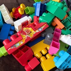 アンパンマン　ブロック　大量の画像