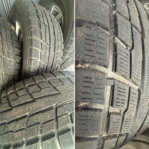 アルミホイール 18インチ タイヤセット 255/55R18 PCD130 スタッドレス 4本セット