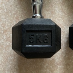 ヘキサダンベル 5kg×2個セットの画像