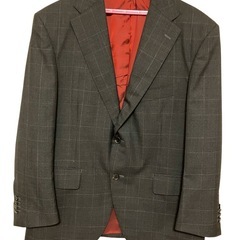VITALE BARBERIS CANONICO テーラードジャケット チェックの画像