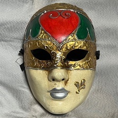 ベネチアンマスク 仮面2体 装飾的な仮面セットの画像