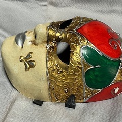 ベネチアンマスク 仮面2体 装飾的な仮面セットの画像