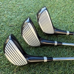ゴルフクラブ MIZUNO ヘッドカバー付ウッド３本セットの画像