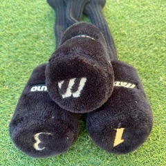 ゴルフクラブ MIZUNO ヘッドカバー付ウッド３本セットの画像