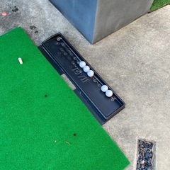 ゴルフスイング練習用マット　屋外で使用してましたの画像